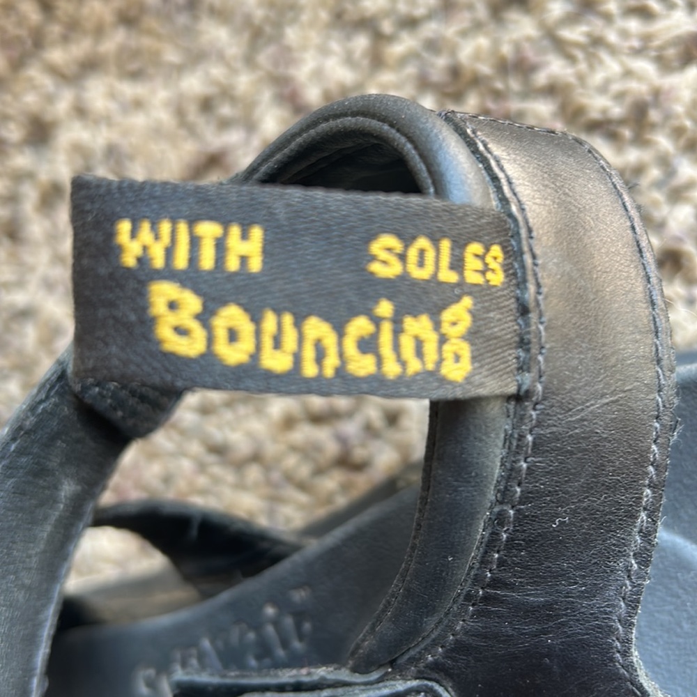 Dr. Martens BLAIRE Black Leather Platform Gladiator Sandals - Picture 9 of 9